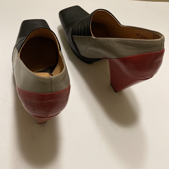 John Fluevog Rare Color Block Leather Shoes. - Picture 10 of 14